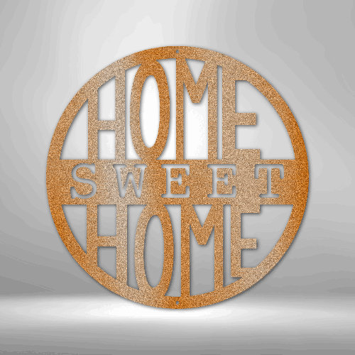 Gracie Oaks Home Sweet Home Circle Wall Décor Wayfair